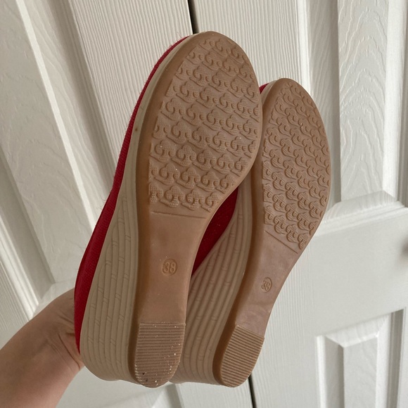 Red wedge heels - Picture 5 of 7